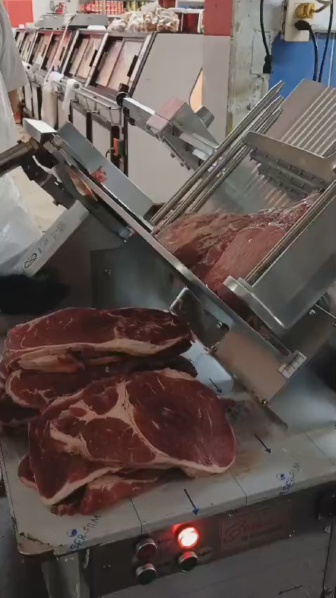 video detalles rebanadora de carnes maha