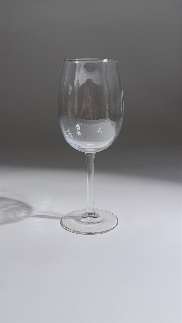 Cargar vídeo: Video de la copa para vino blanco de vidrio Finedge 370 ml