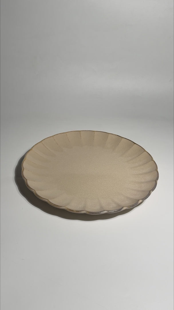 Video del plato trinche de porcelana beige East Sand Ø 27 cm
