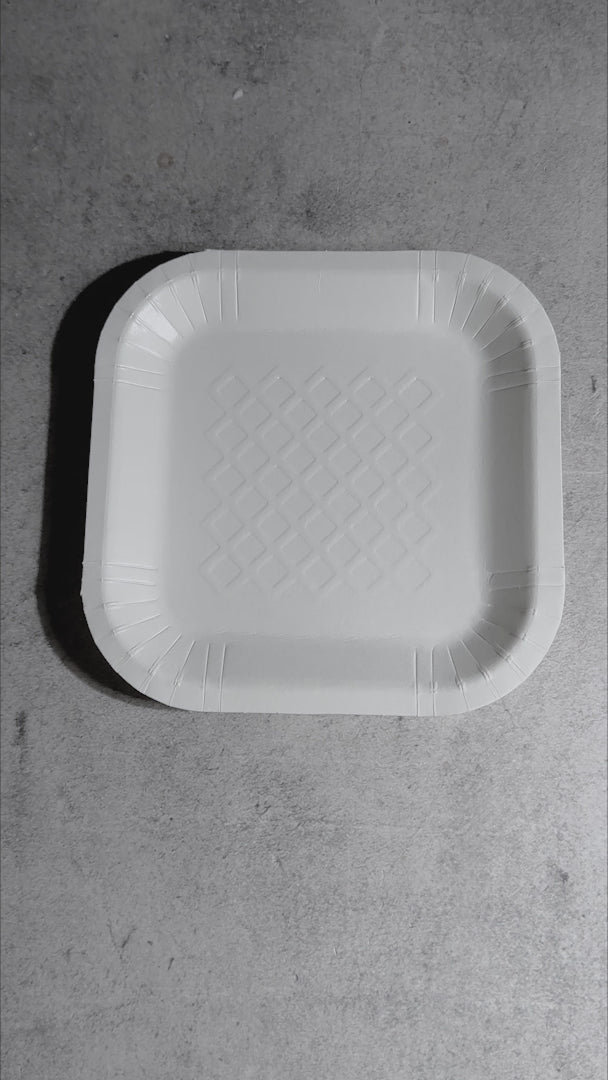video detalles platos desechables maha