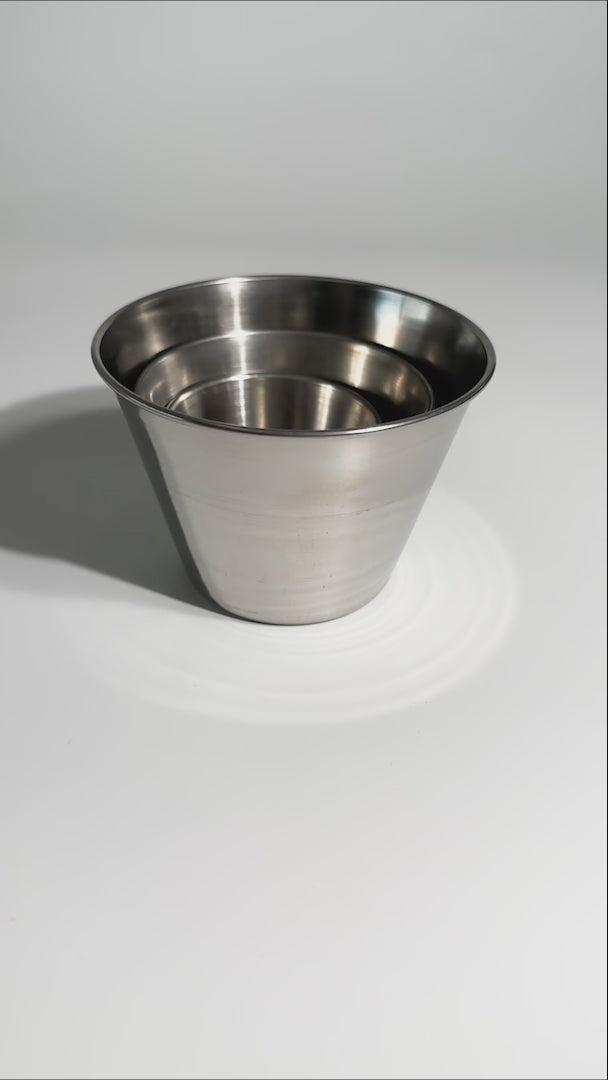 Cargar vídeo: video detalles ramekin acero inoxidable maha