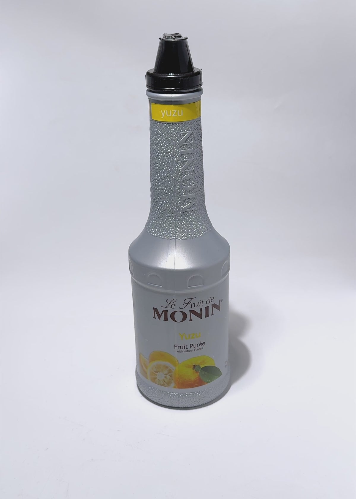 Cargar vídeo: Puré premium sabor yuzu Monin botella de pet 1 L