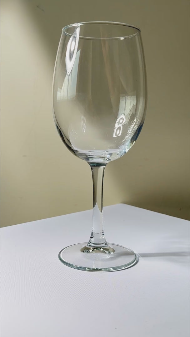 Copa para vino tinto de vidrio templado transparente Palomino 610 ml — video de producto