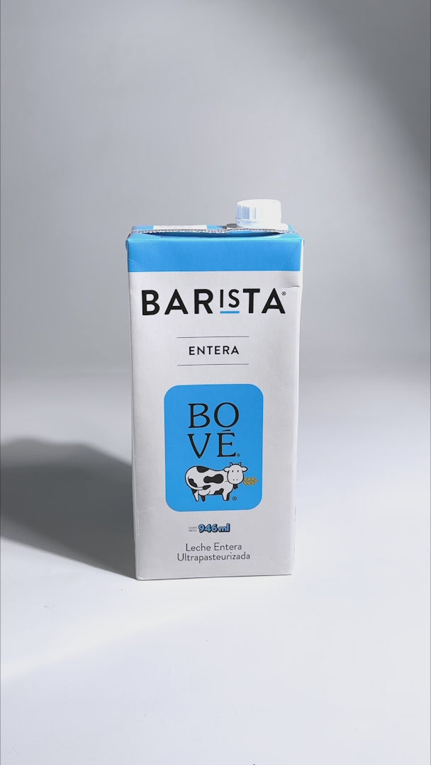 Cargar vídeo: Leche entera ultrapasteurizada Bové 946 ml