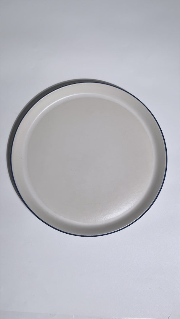 Video del borde elevado y superficie amplia del plato gourmet de 27 cm