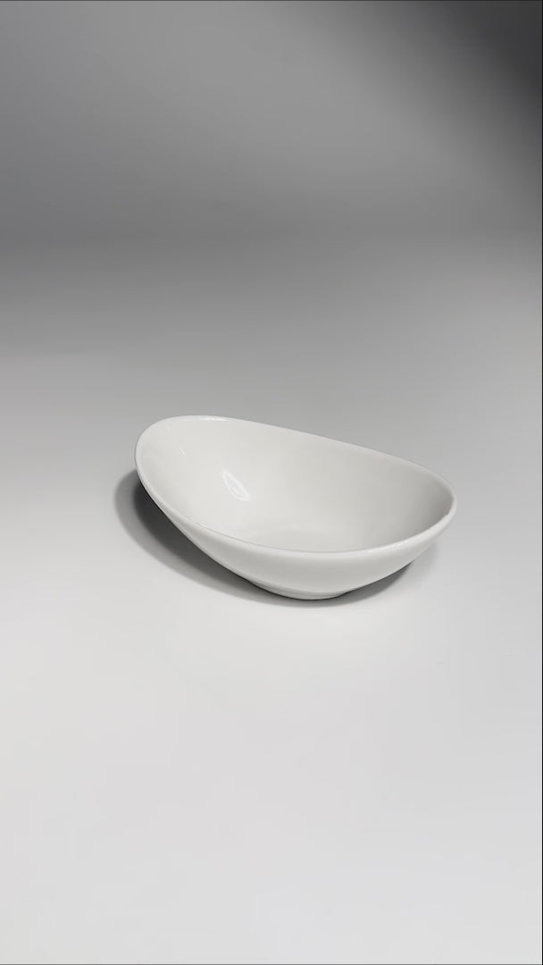 video detalles plato hondo porcelana maha