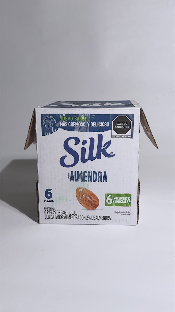 Video de bebida vegetal de almendra Silk 946 ml
