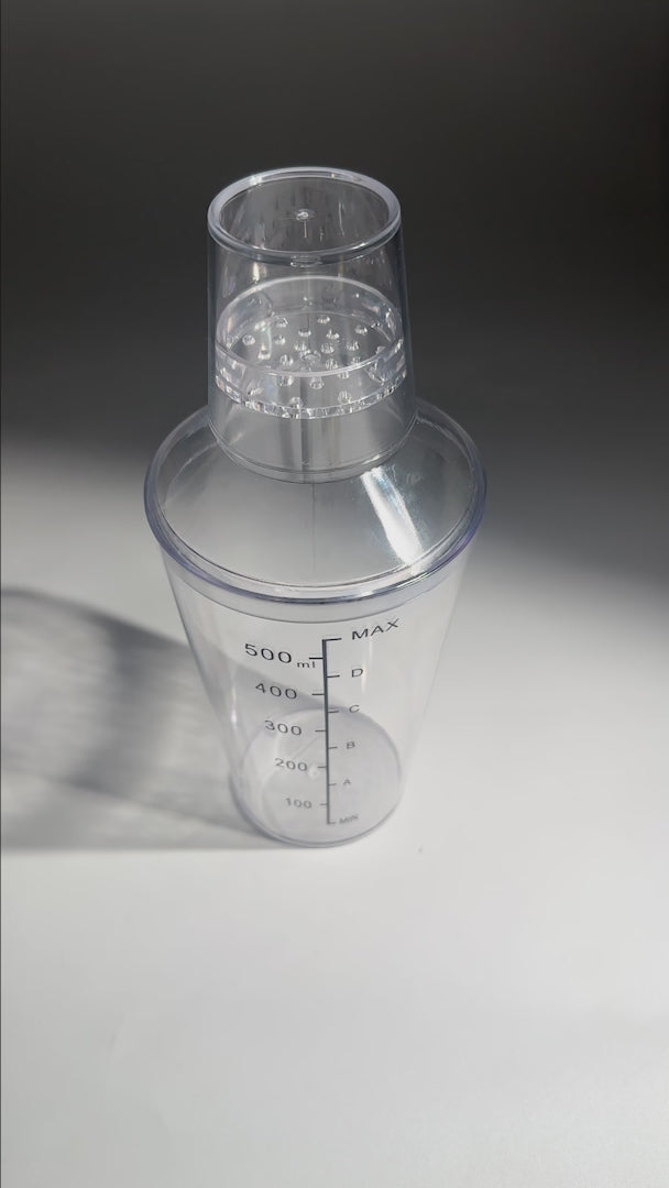 video detalles coctelera shaker maha