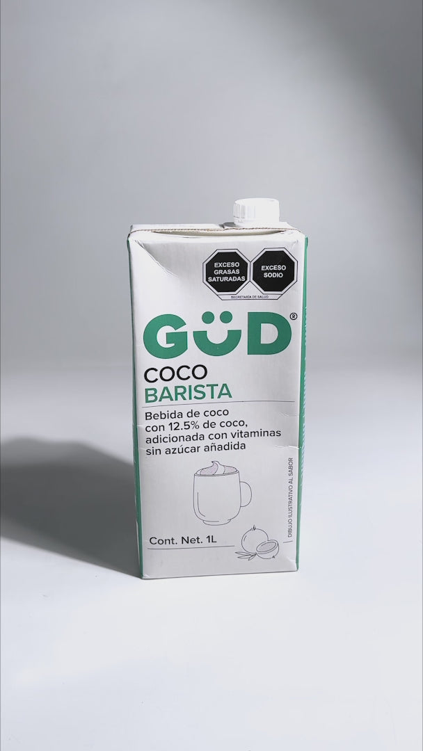 Bebida barista de coco sin azúcar añadida Gud 1 L