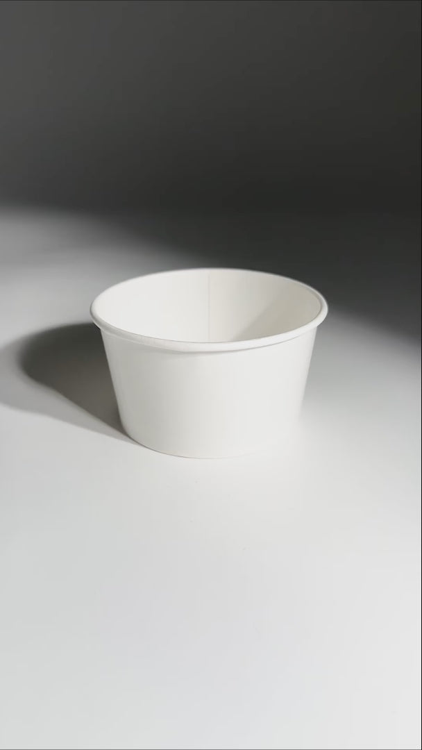 video detalles contenedor de papel 5 oz maha
