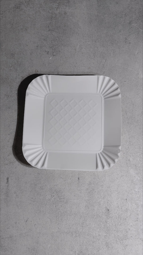 video detalles charola desechable maha