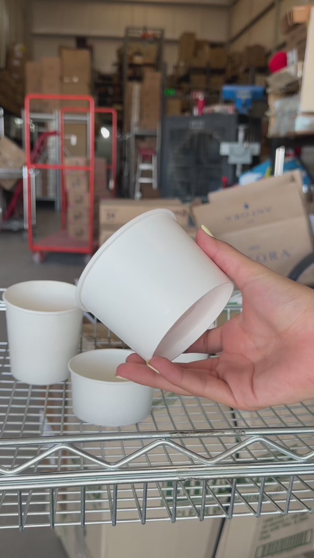 Cargar vídeo: Contenedores para comida de papel blanco Carte Blanc 16, 10, 8 y 6 oz. Premium