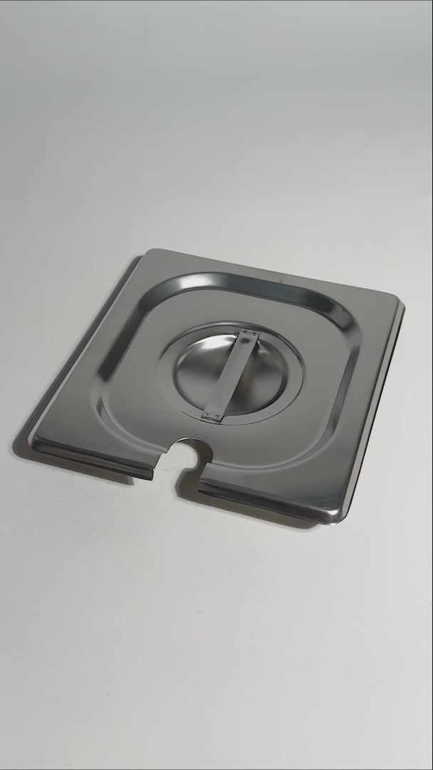 video detalles tapa de acero inoxidable maha
