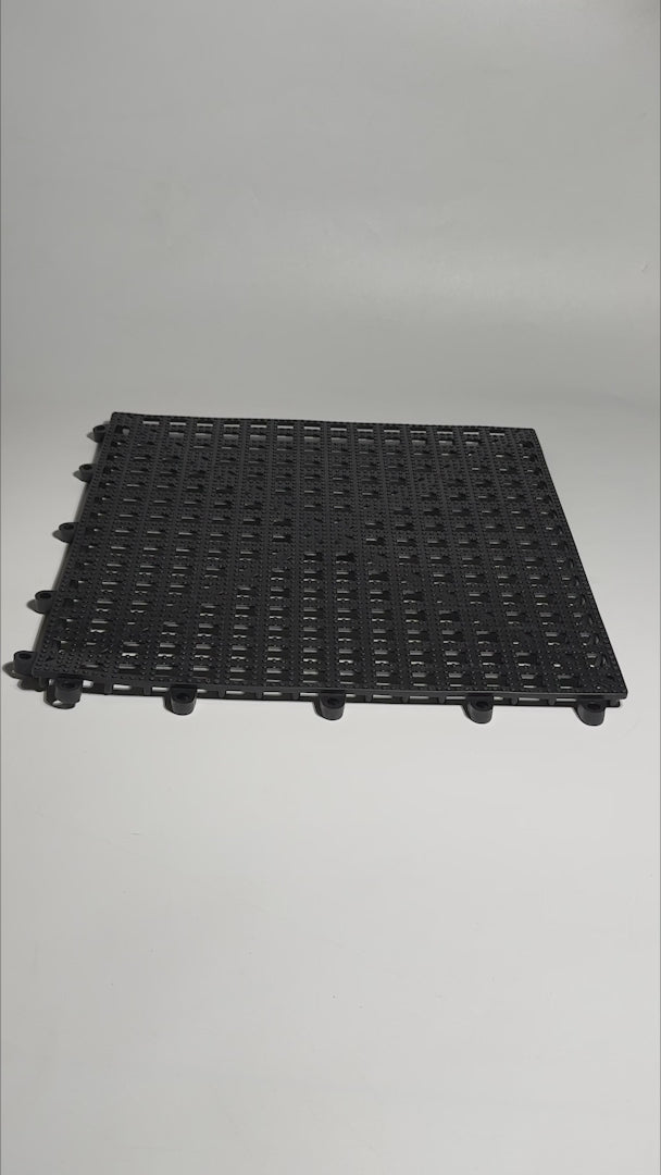 Cargar vídeo: Tapate escurridor armable de plástico negro 31x31 cm
