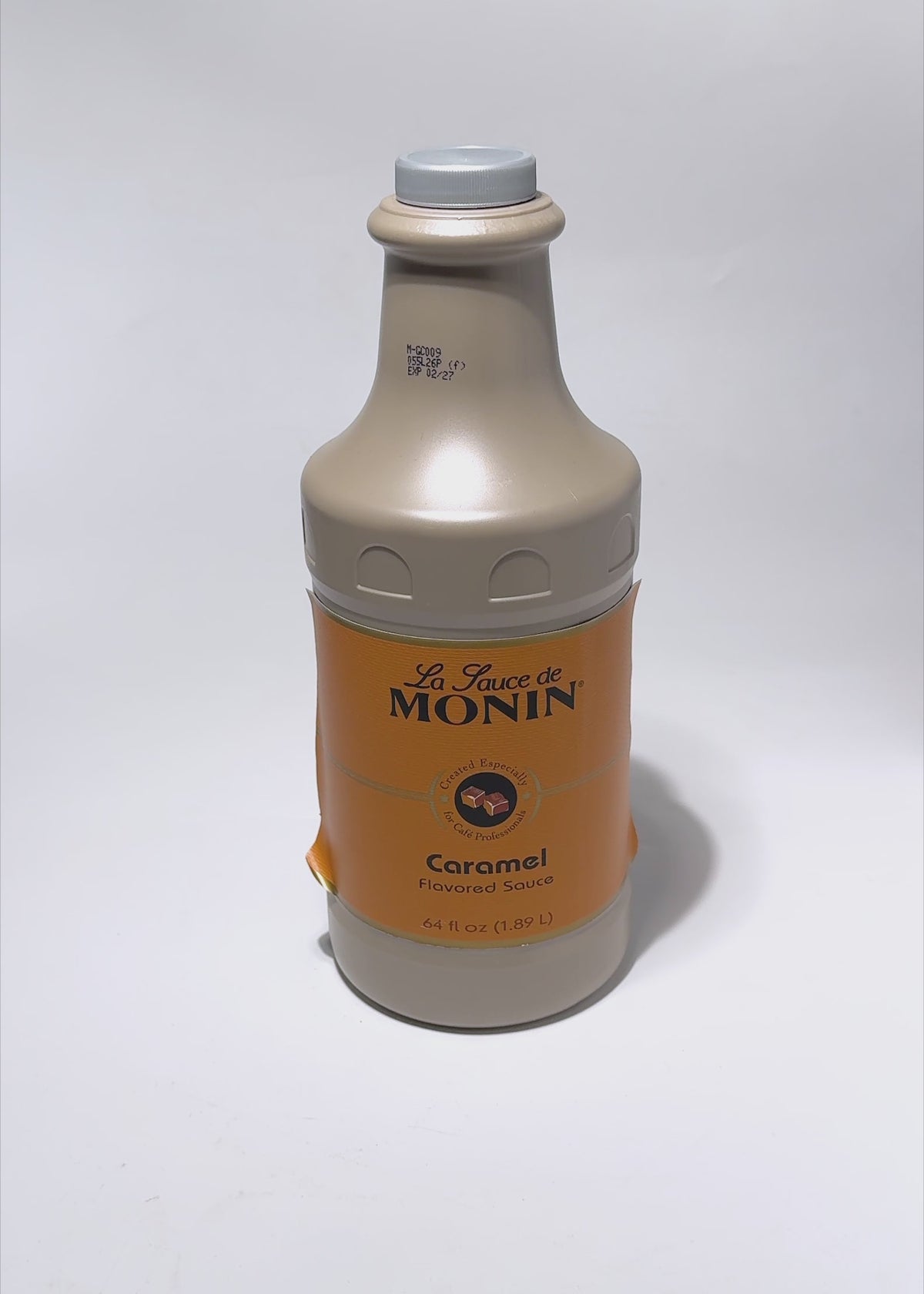 Cargar vídeo: Salsa gourmet de caramelo Monin 1.89 L