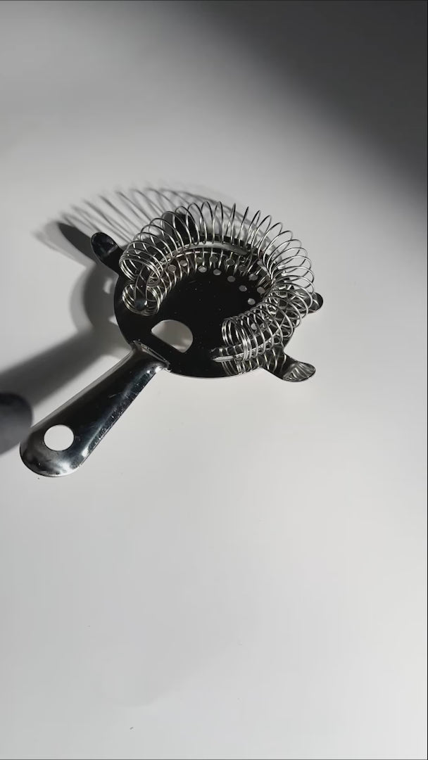video detalles colador de acero inoxidable maha
