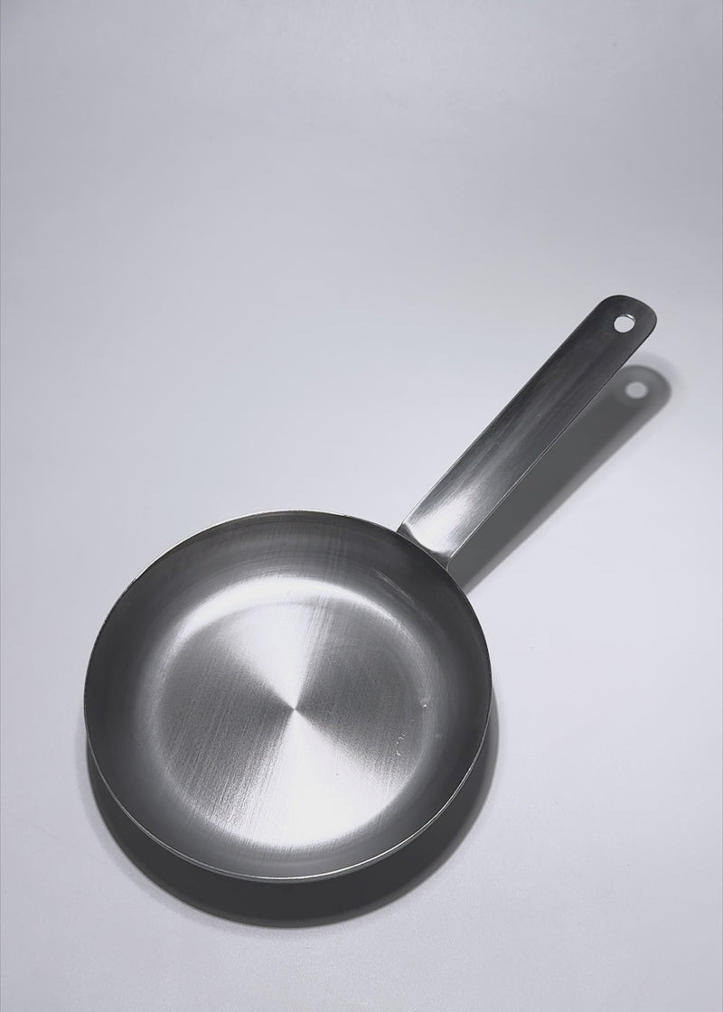 Sartén de acero inoxidable plata 430 calibre Ø 17 cm, 7"