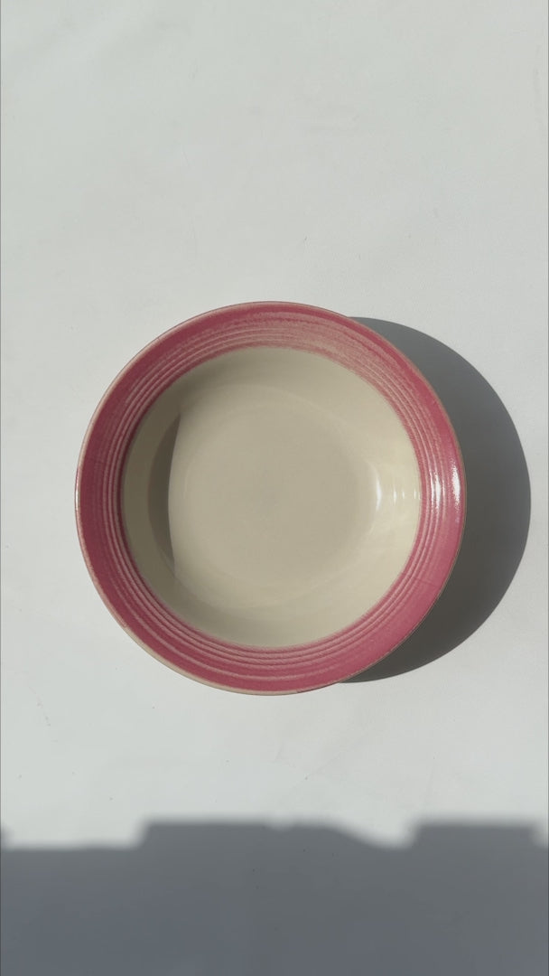 Video del plato sopero de cerámica rosa México Lindo Ø 21 cm, 380 ml