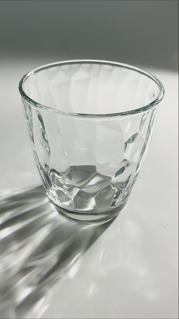 video detalles vaso vidrio maha