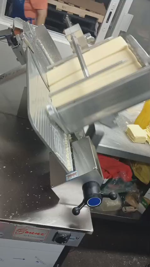 video detalles rebanadora de carnes maha