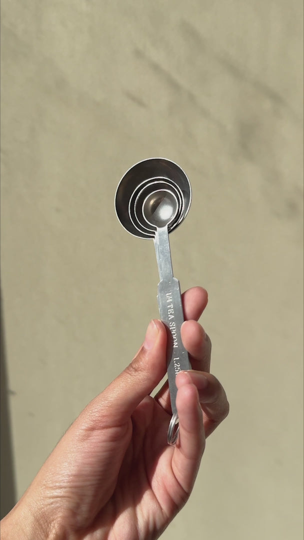 video detalles cucharas medidoras maha