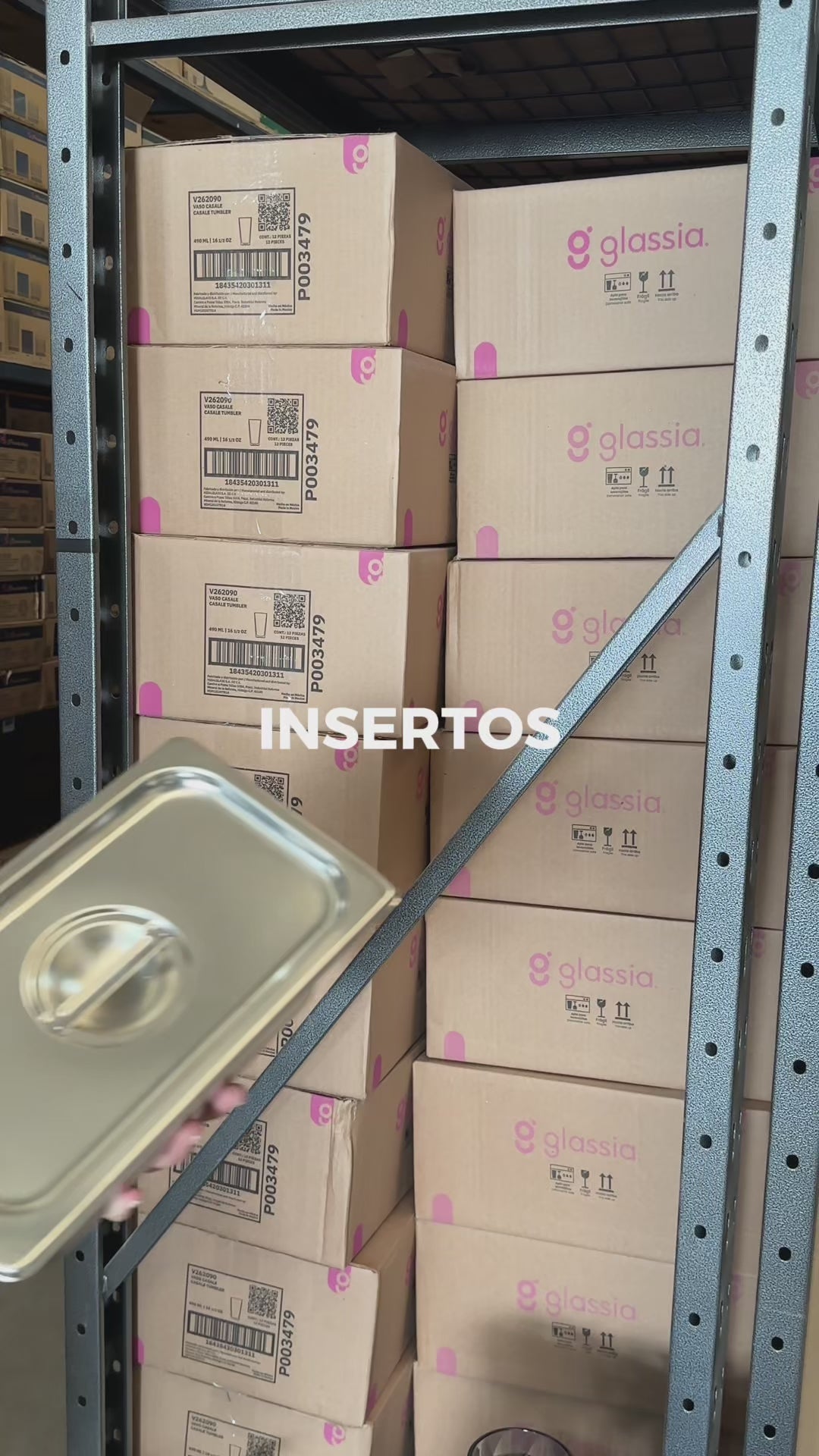 Cargar vídeo: Inserto tercio de acero inoxidable quirúrgico NSF profundidad 2.5",4", 6" y 8". Premium — video de producto
