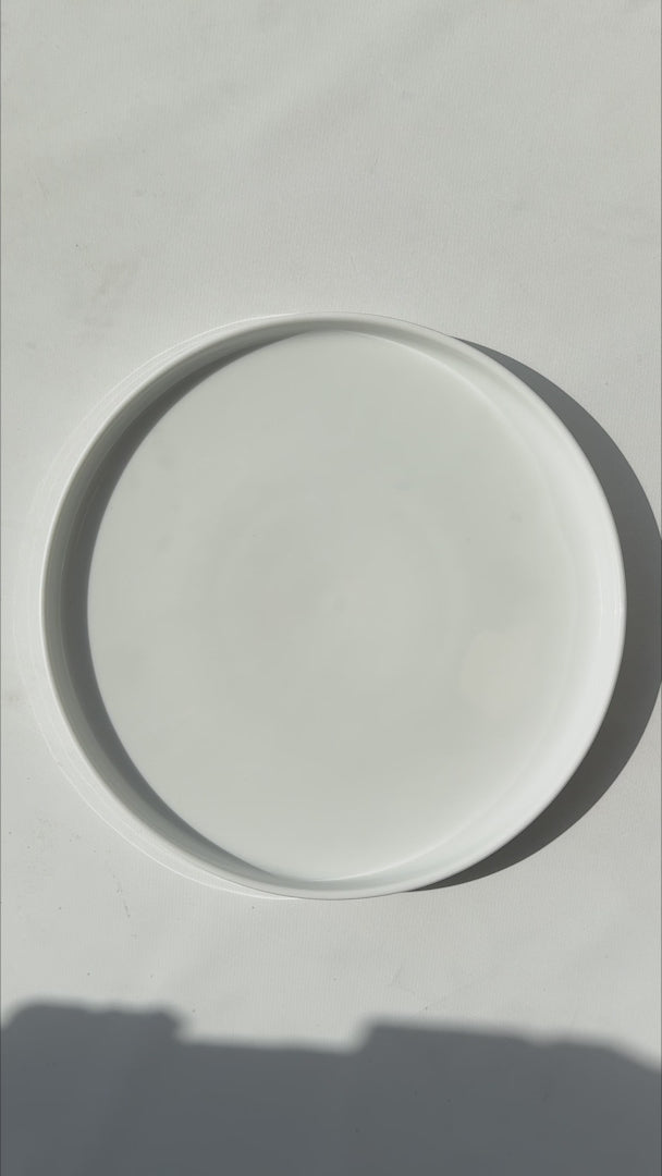 Plato trinche de porcelana blanco Mónaco Ø 27 cm — video de producto