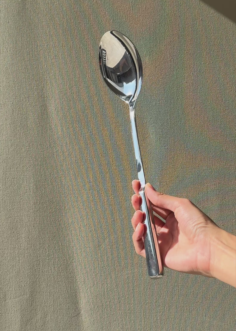 Cuchara de servicio Bari de acero inoxidable 18/10
