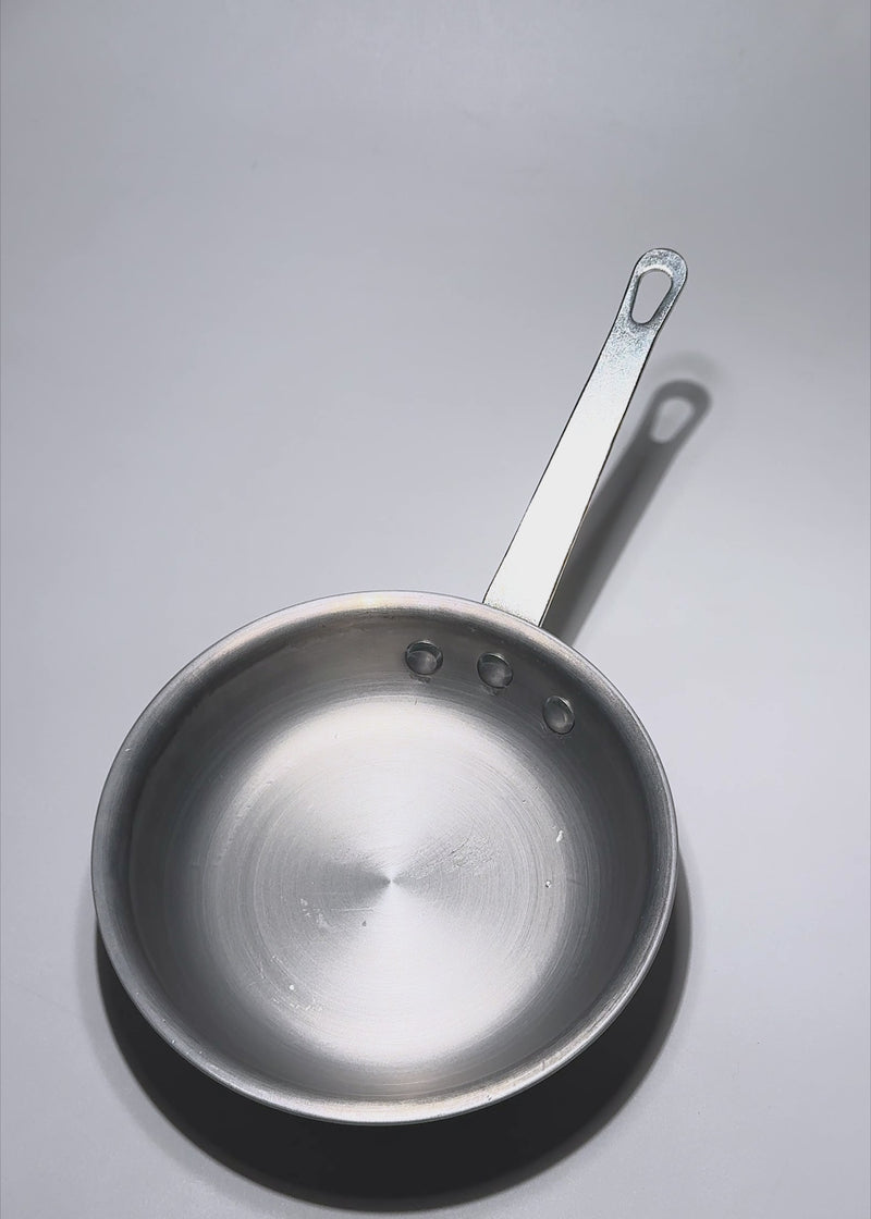 Sartén de aluminio pulido plata Ø 17.5 cm, 7"