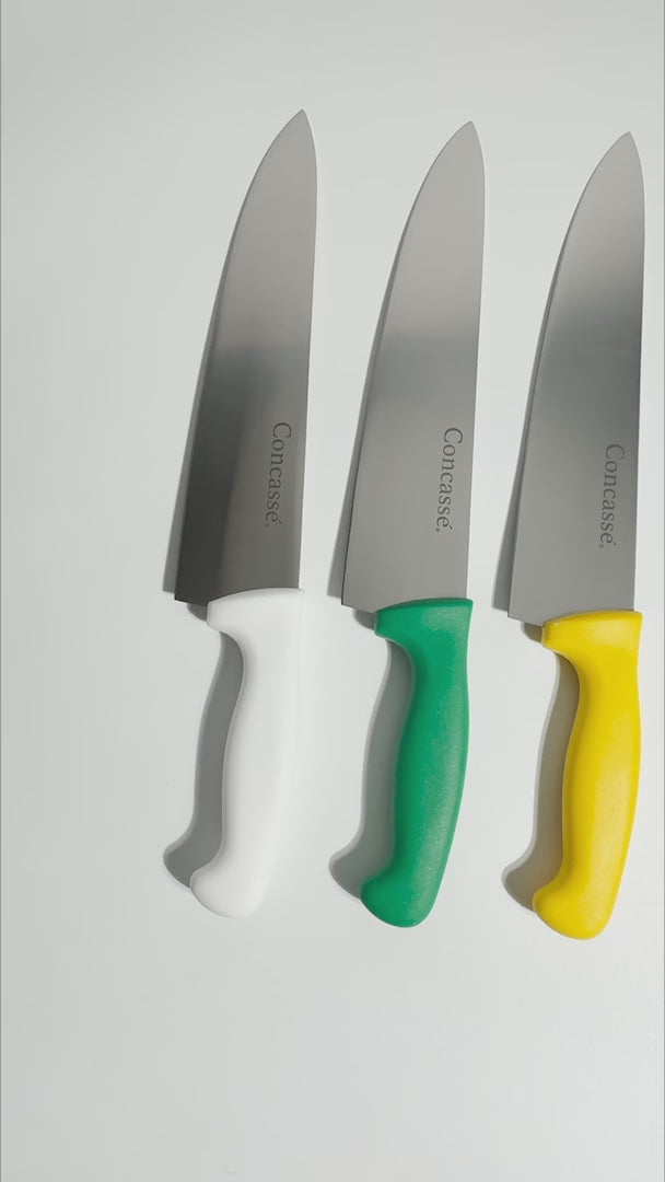 video detalles cuchillo de acero inoxidable maha