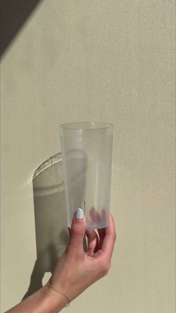 Cargar vídeo: Vaso de plástico policarbonato transparente para restaurante y bar 473 ml — video de producto