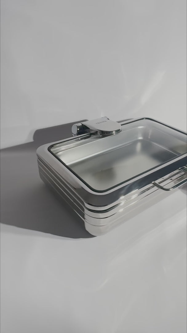 Cargar vídeo: video detalles chafer de acero inoxidable maha
