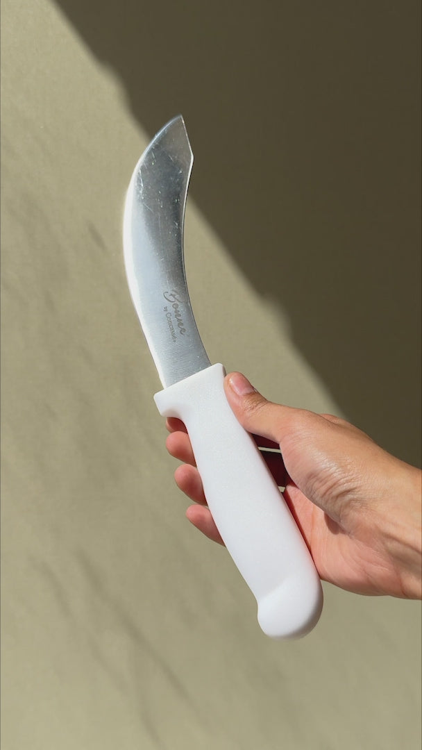 video detalles cuchillo de cocina maha