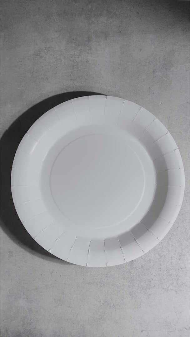 Cargar vídeo: video detalles plato desechable maha
