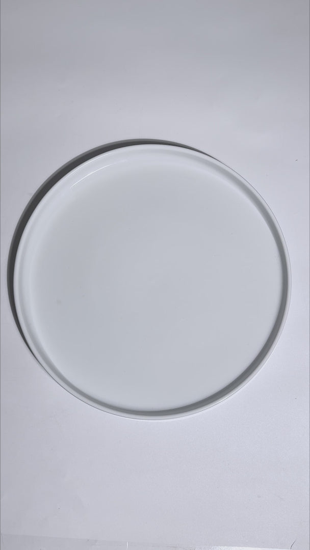 Plato trinche de porcelana blanco Mónaco Ø 27 cm — video de producto