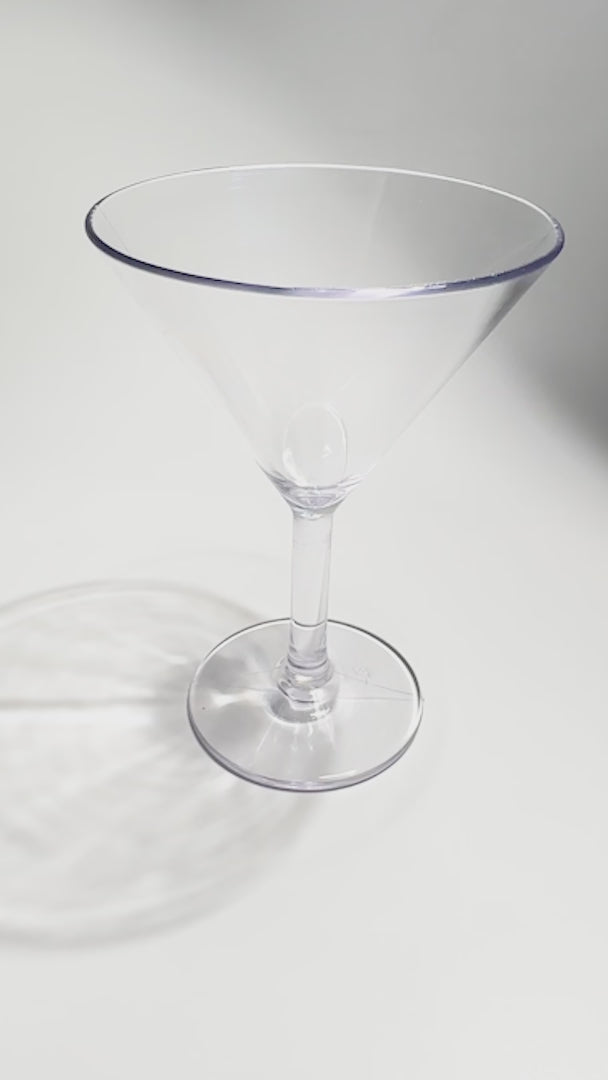 video detalles copa martini policarbonato maha