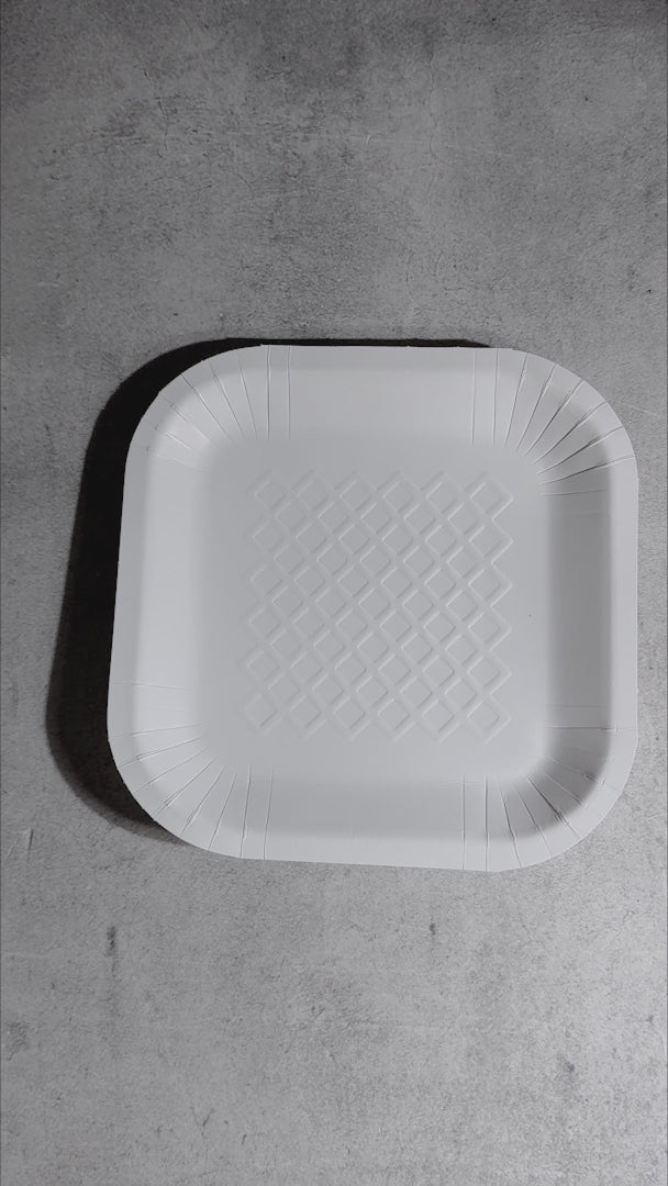 video detalles platos desechables maha