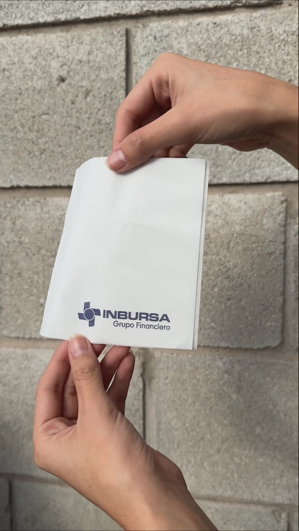 video detalles servilleta personalizada maha