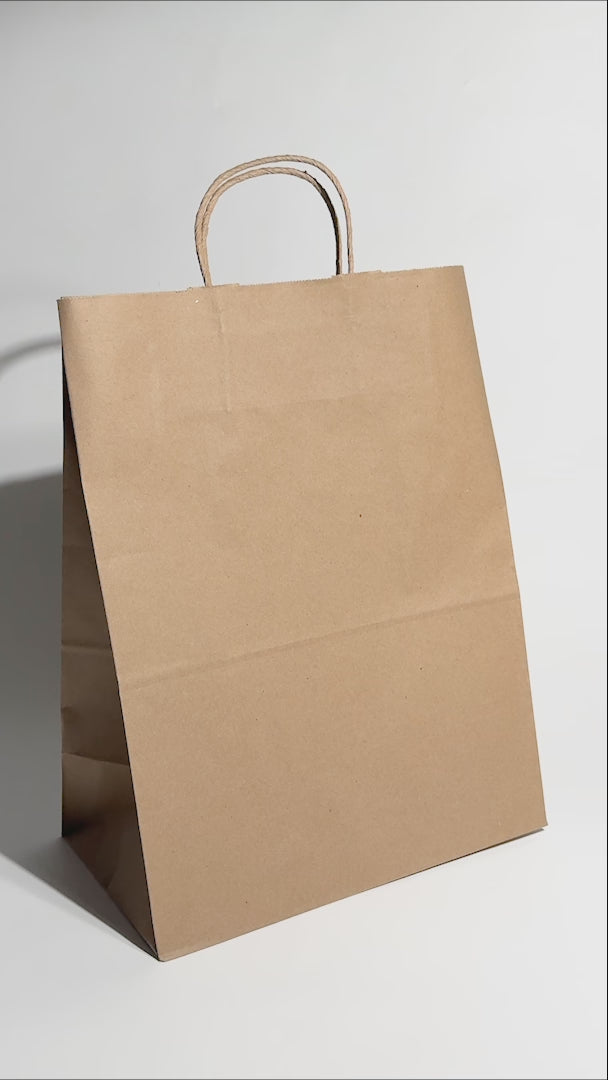 Cargar vídeo: video detalles bolsa de papel kraft maha