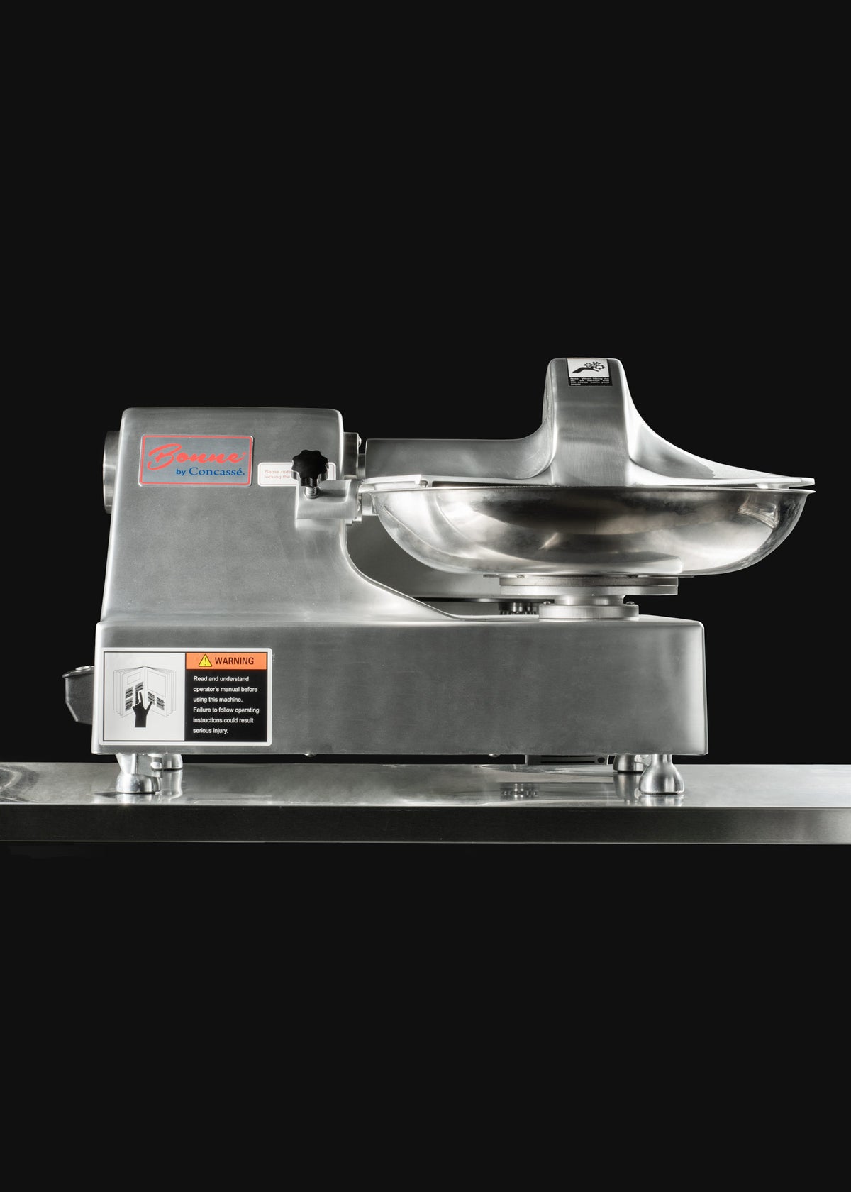 Procesadora de alimentos de mesa de acero inoxidable plata 7 kg — imagen de producto