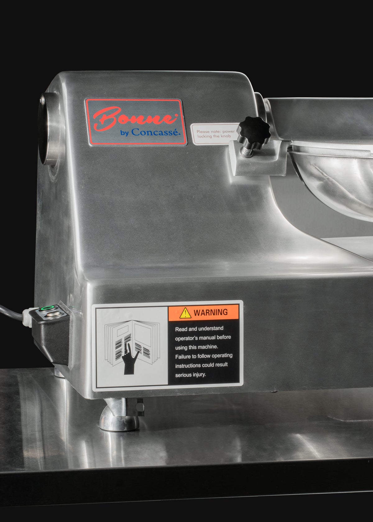 Procesadora de alimentos de mesa de acero inoxidable plata 7 kg — imagen de producto