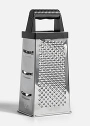 Rallador cuadrado de acero inoxidable plata 24x10x7.5 cm — imagen de producto