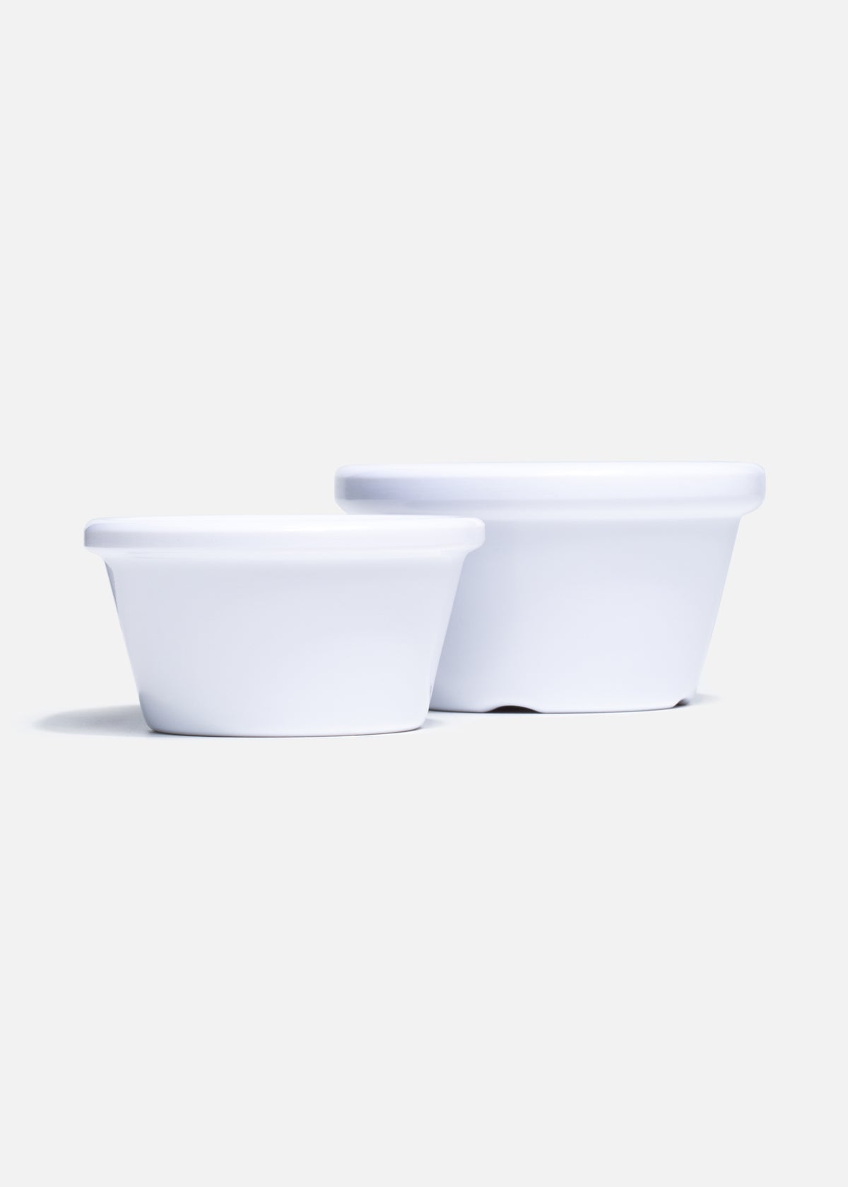 Ramekin de melamina blanco Bo — imagen de producto, vista 1