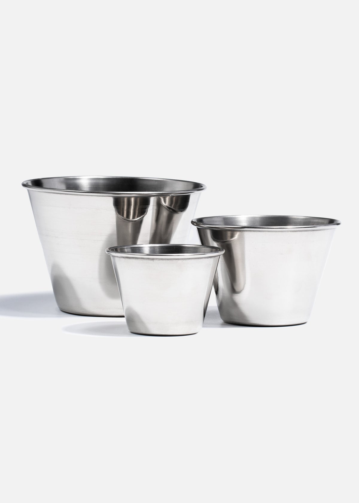 Ramekin de acero inoxidable plata Dipping — imagen de producto, vista 1