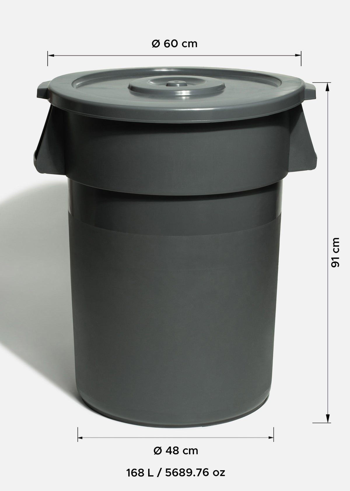 tamaño botes de basura grandes maha