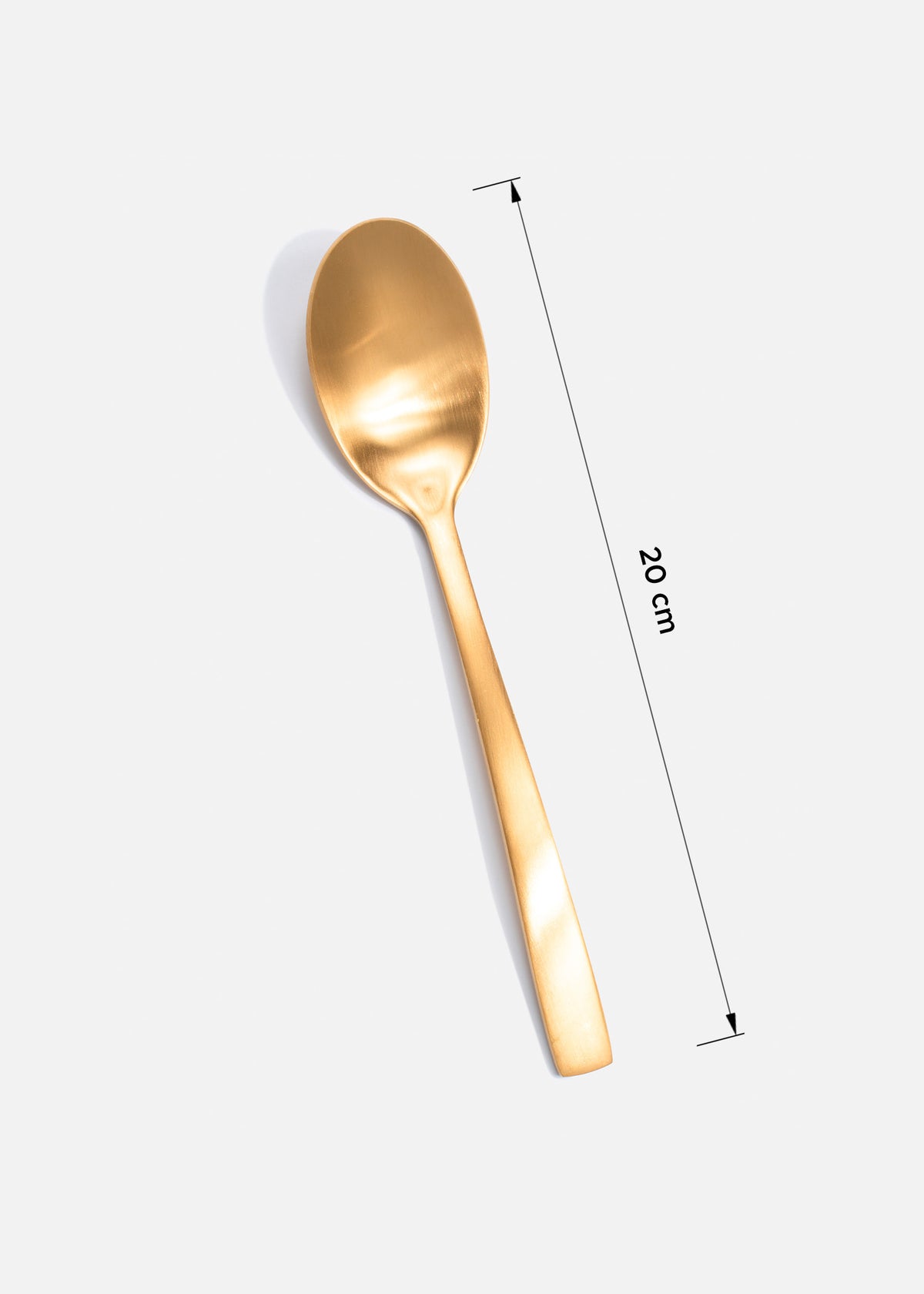 Cubiertos de mesa dorado mate Olimpo — imagen de producto, vista 9