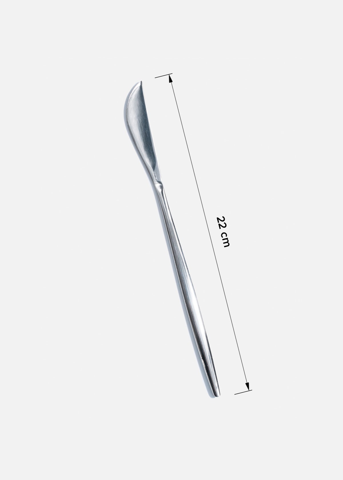 Cuchillo de mesa de acero inoxidable 18/10 plata brillante Atenas 22 cm — imagen de producto