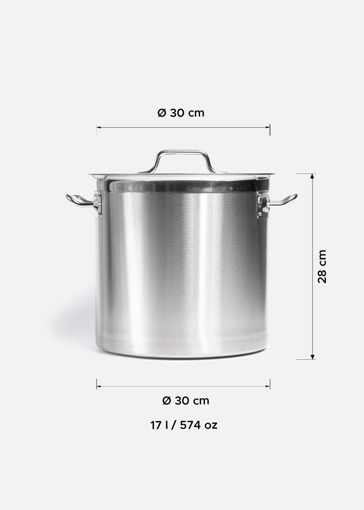 tamaño olla tapa maha