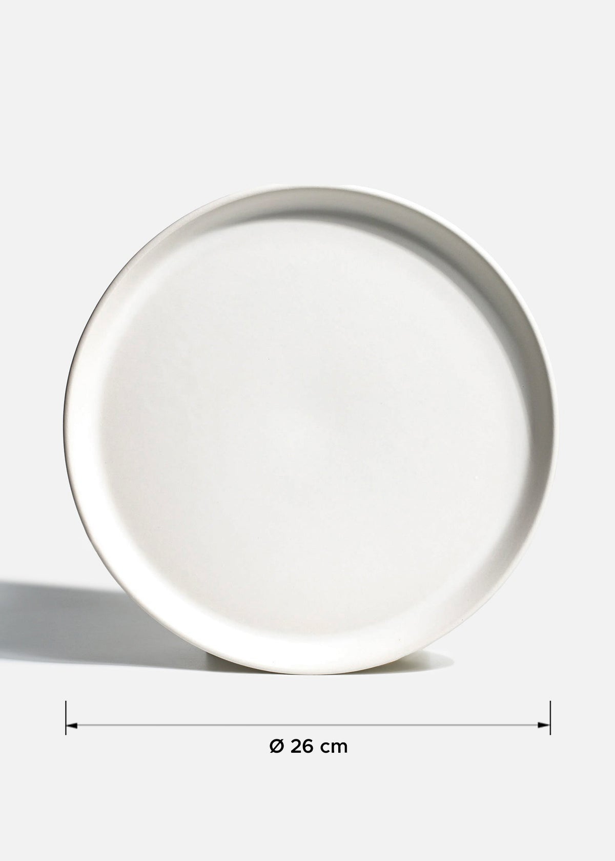 tamaño platos ceramica blanco maha