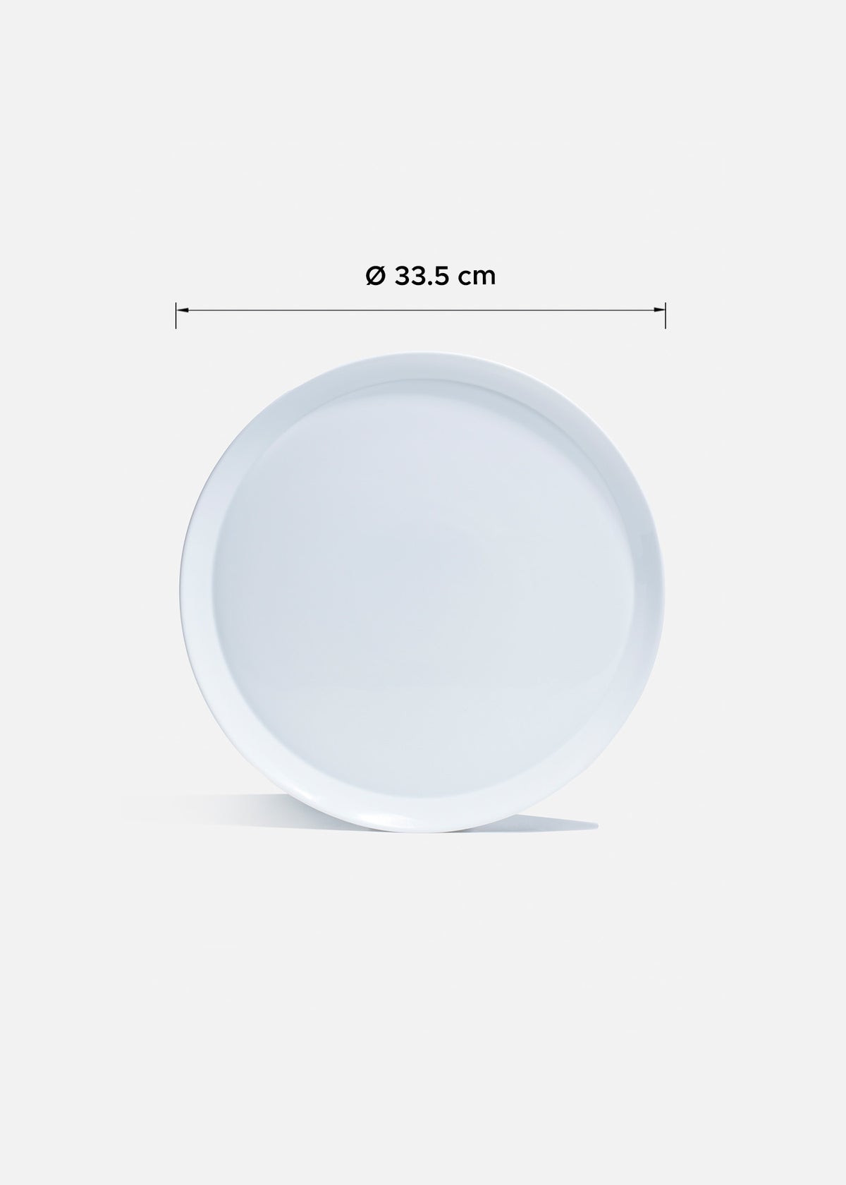 tamaño plato pizza opalo blanco maha